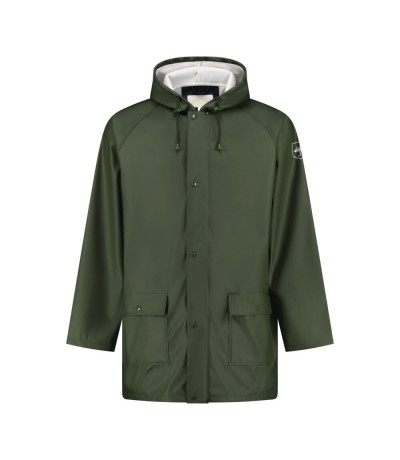 Regenjas PU RWJ100 Army / Groen Maat L