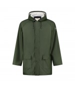 Regenjas PU RWJ100 Army / Groen Maat S