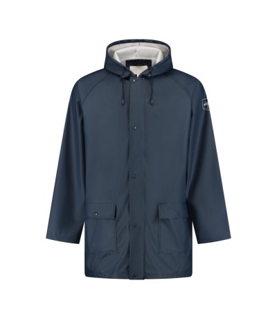 Regenjas PU RWJ100 Navy / Marine Maat XS Regenkleding Regenjas PU RWJ100 Navy / Marine Maat XS Regenkleding
