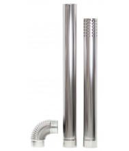 Schouwset 1m+0.9m+ bocht voor W Werkplaats