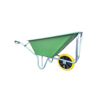 JMC Kruiwagen 160 Liter Poly Met Verzinkt Onderstel en Anti-Lek Band