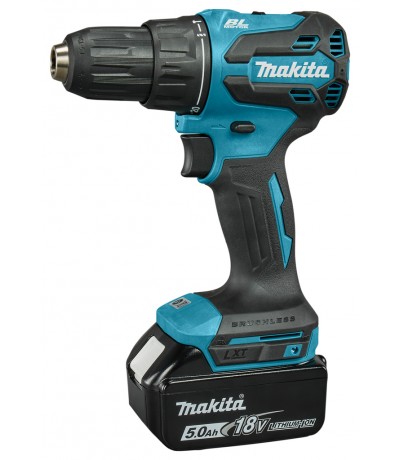 Makita Actieset DHP490RTJ incl 2 accu's 5ah en lader in M-Box ACTIESET Accuboormachine
