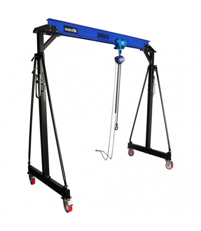 Mammuth mobiele portaalkraan 2 ton set - handmatige kettingtakel