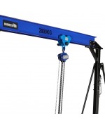 Mammuth mobiele portaalkraan 2 ton set - handmatige kettingtakel