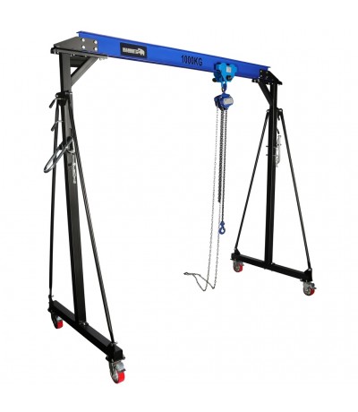 Mammuth mobiele portaalkraan 1 ton set - handmatige kettingtakel