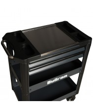 Bullram tafelwagen met lades Transportrollen