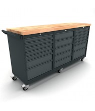 Werkbank mobiel 2x 7 en 1x 5 ladekast Werkplaatsinrichting