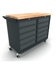 Verrijdbare werkbank 2x 5 laden kast Werkplaatsinrichting