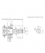 Valkenpower benzinemotor E-start 7.5 pk asmaat 25 mm