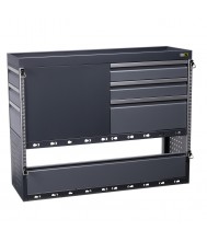 Universele inbouwkast voor bestelwagen 6 laden