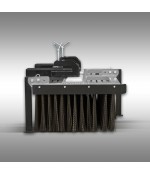 Blokborstel Jansen BB-100, Aangebouwde borstel, Opzetborstel, Heftruckborstel Dumpers