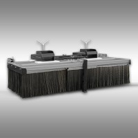 Blokborstel Jansen BB-150, Aangebouwde borstel, Opzetborstel, Heftruckborstel