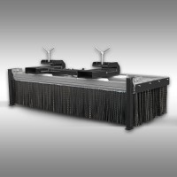 Blokborstel Jansen BB-150, Aangebouwde borstel, Opzetborstel, Heftruckborstel