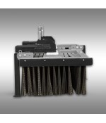 Blokborstel Jansen BB-150, Aangebouwde borstel, Opzetborstel, Heftruckborstel Dumpers