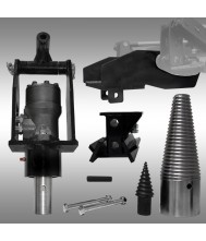 Kegelspalter-set Jansen KL-200, splijtkegel, compactlader, houtklover Houtklover