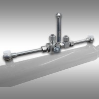 Nabouw-set voor AGF-modellen, kogelkraan, hendelkraan voor zweefstand