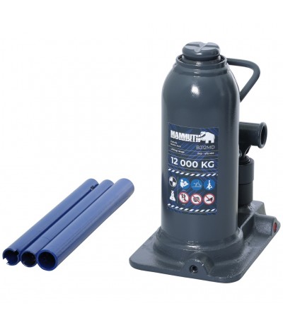 Mammuth potkrik 12 ton horizontaal/verticaal Garagekrik