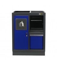 Onderkast afvalbak en papierhouder BLAUW