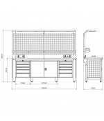 Bullram industriële werkbank