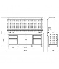 Bullram industriële werkbank