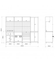 Werkplaatsmodule D EXPERT Werkplaatsinrichting