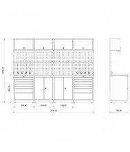 Werkplaatsmodule E EXPERT Werkplaatsinrichting
