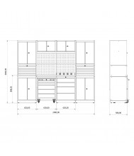 Werkplaatsmodule F EXPERT Werkplaatsinrichting
