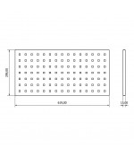 Gereedschapswand klein 619 x 15 x 299mm EXPERT