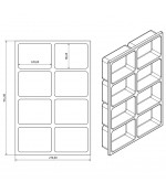 Lade organizer 8 vakken EXPERT Werkplaatsinrichting