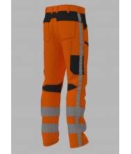 Werkbroek RWS stretch WBSRWS100 fluo-oranje maat 56