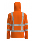 Softshell RWS stretch SSGRWS100 fluo-oranje maat L Softshell RWS stretch SSGRWS100 fluo-oranje maat L