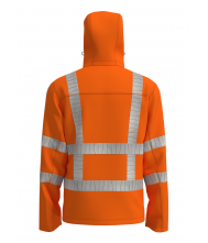 Softshell RWS stretch SSGRWS100 fluo-oranje maat XL