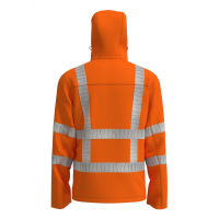 Softshell RWS stretch SSGRWS100 fluo-oranje maat XL