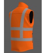 Bodywarmer RWS stretch BWRWS100 fluo-oranje maat L