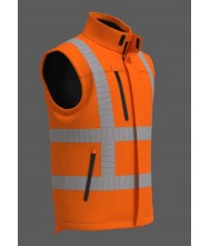 Bodywarmer RWS stretch BWRWS100 fluo-oranje maat XXL