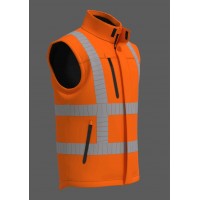 Bodywarmer RWS stretch BWRWS100 fluo-oranje maat XXL