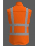 Bodywarmer RWS stretch BWRWS100 fluo-oranje maat XXL Bodywarmer RWS stretch BWRWS100 fluo-oranje maat XXL