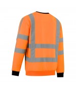 Sweater RWS SWRWS100 fluo-oranje maat L