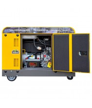 Dieselgenerator 10,5 kW geluidsgedempt Diesel aggregaat