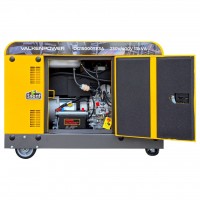 Dieselgenerator 10,5 kW geluidsgedempt