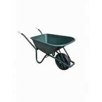JMC Kruiwagen 100 Liter Poly Met Verzinkt Onderstel en nooit meer lek wiel