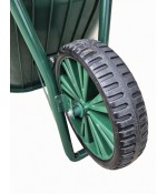 JMC Kruiwagen 100 Liter Poly Met Verzinkt Onderstel en nooit meer lek wiel Kruiwagen JMC Kruiwagen 100 Liter Poly Met Verzinkt Onderstel en nooit meer lek wiel Kruiwagen