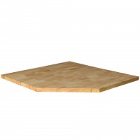 Bullram houten Hoekwerkblad 1019 × 1019 × 38 mm STARX DEEP