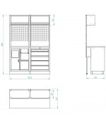 Bullram werkplaatsmodule 1 STARX DEEP