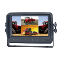 KSG Camera-set 7" Quad met 1 camera, (weatherproof) AHD