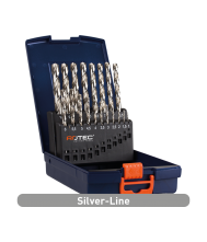 Rotec Spiraalborenset '105', Din 338, Type N, 19-Dlg Ø1-10 Abs