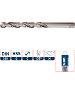 Rotec Spiraalborenset '105', Din 338, Type N, 19-Dlg Ø1-10 Abs Rotec Spiraalborenset '105', Din 338, Type N, 19-Dlg Ø1-10 Abs