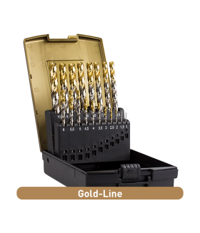 Rotec Spiraalborenset '102T', Din 338, Type Hd-S, 19-Dlg Ø1-10 Abs
