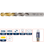 Rotec Spiraalborenset '102T', Din 338, Type Hd-S, 170-Dlg Ø1-10 Rotec Spiraalborenset '102T', Din 338, Type Hd-S, 170-Dlg Ø1-10