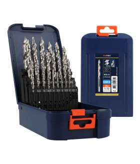 Rotec Spiraalborenset '104 - Step-X', Din 338, 25-Dlg Ø1-13 Abs